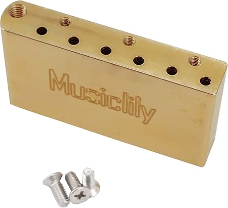 Amazon.com: Musiclily Ultra 52.5mm Full Solid Brass Tremolo Block