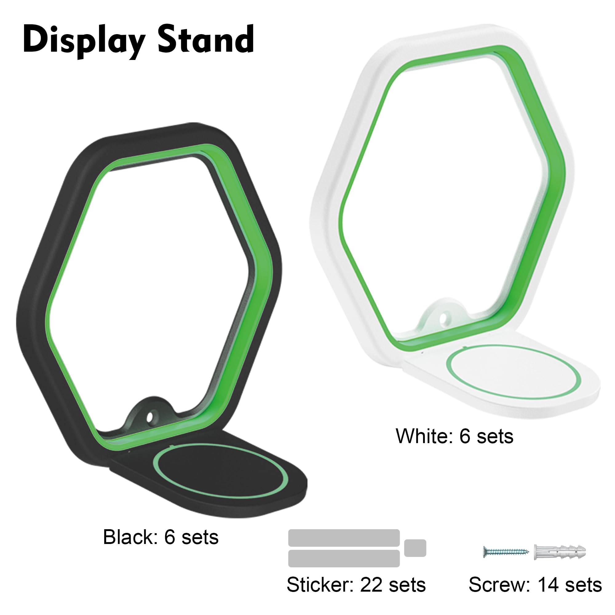 LRANFOW 12 Wall Display Shelves for Funko Pop Anime Figure Display Ledges with Glow in The Dark Strips - Image 3