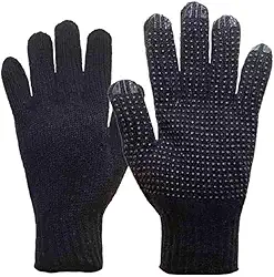 Luva de Inverno Touchscreen Unisexx Conforto e Durabilidade Ideal para Celulares e Tablets Sortido Preto