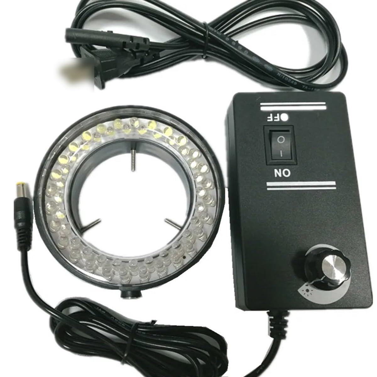 Accessori per microscopi 56 Pezzi Stereo microscopio LED Sorgente Luminosa ad Anello for ispezione Industriale Attrezzature di Saldatura Durata e Prestazioni affidabili