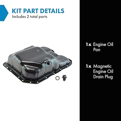 Vista 22 de Cárter de aceite del motor para Ford Bronco F Series Pickup Truck Econoline Van 4.9L I6