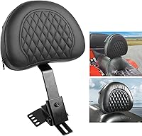 Vista 8 de Respaldo de conductor ajustable para motos con acoplamiento Compatible con para Harley Touring Road King Street Glide Road Glide Electra Glide