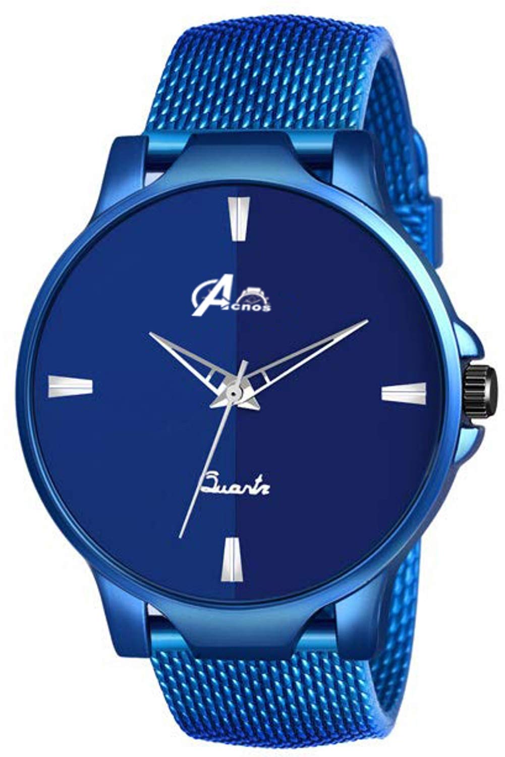 Acnos® Premium Stylish Blue Dial Blue PU Belt Analogue Watch for Man Watch Boys Watch Pack of 1 (Blue) (B08PG1316D) Amazon Price History, Amazon Price Tracker