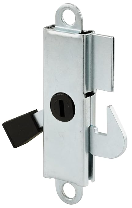 Prime-Line Products E 2105 Sliding Door Internal Lock, Aluminum with Steel Hook and Lever
