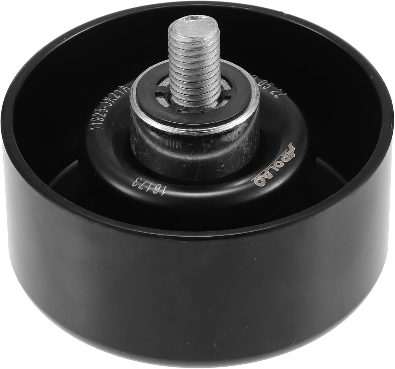 X AUTOHAUX 11925-JK21A Car Accessory Drive Belt Idler Pulley Deflection Guide Pulley Idler Pulley for Infiniti Ex35/37 J50 2008-2014