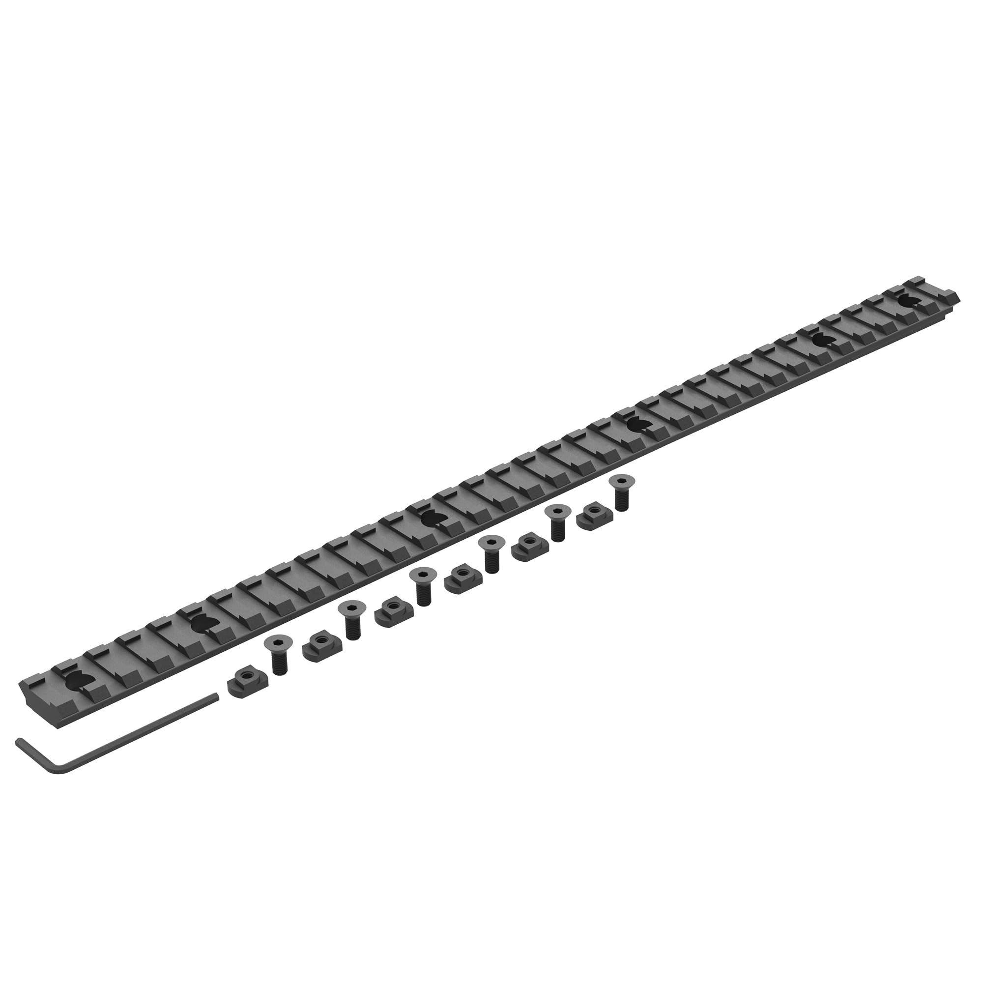 Eastern Tactical Supply Mlock Picatinny Rail, 20 MOA (34 Slot- 20MOA)