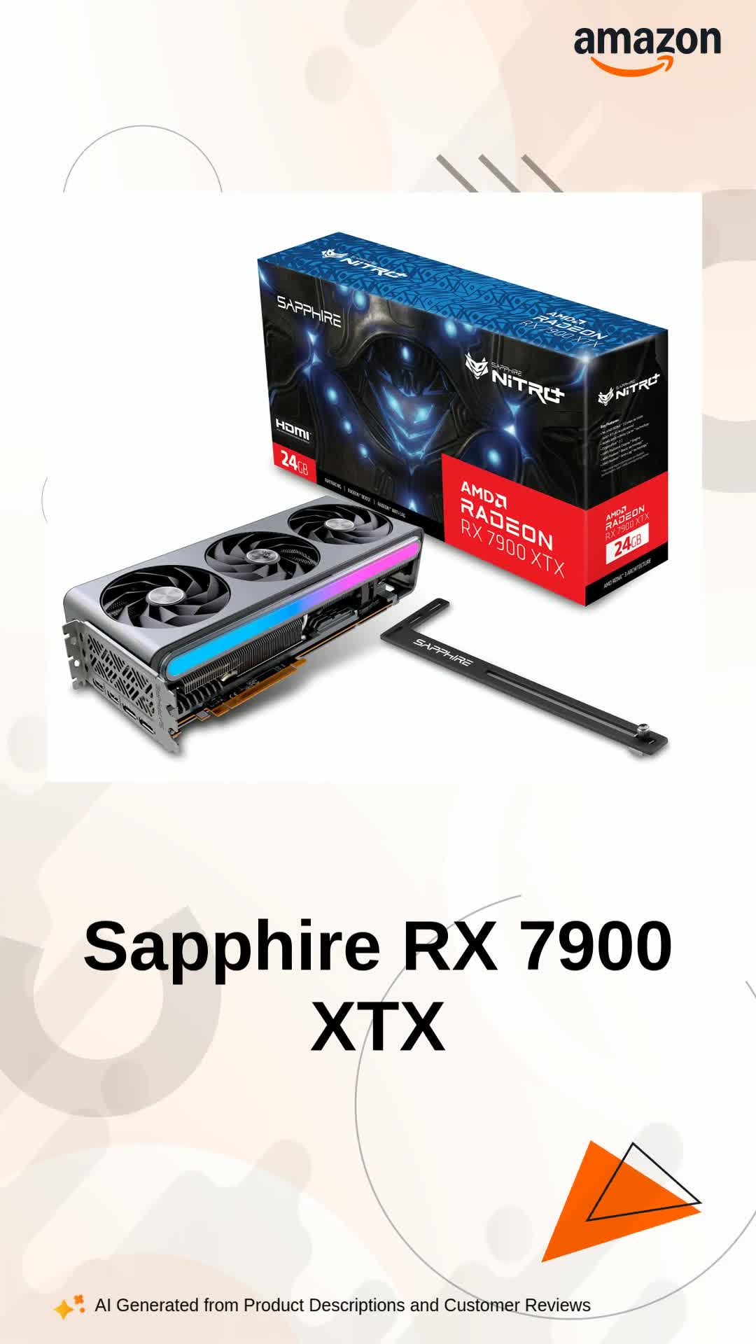 Amazon.in: Buy Sapphire Nitro+ AMD Radeon ¢ RX 7900 XTX Gaming
