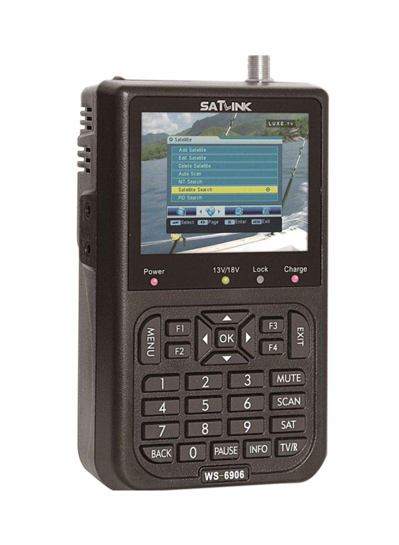 Nano Classic SATlink WS-6906 WS 6906 3.5in LCD HD DVB-S FTA C &KU Band Data Digital Satellite Signal Finder Meter Receiver