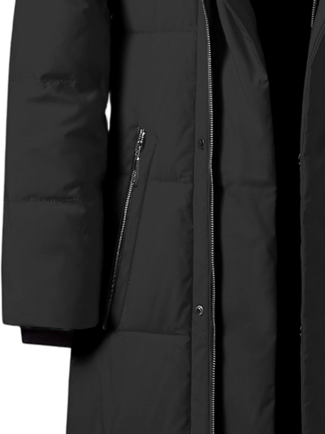 Maiyifu-GJ Men's Long Winter Parka Coats Hooded Lightweight Puffer Jacket Windproof Thicken Warm Down Coat Windbreaker