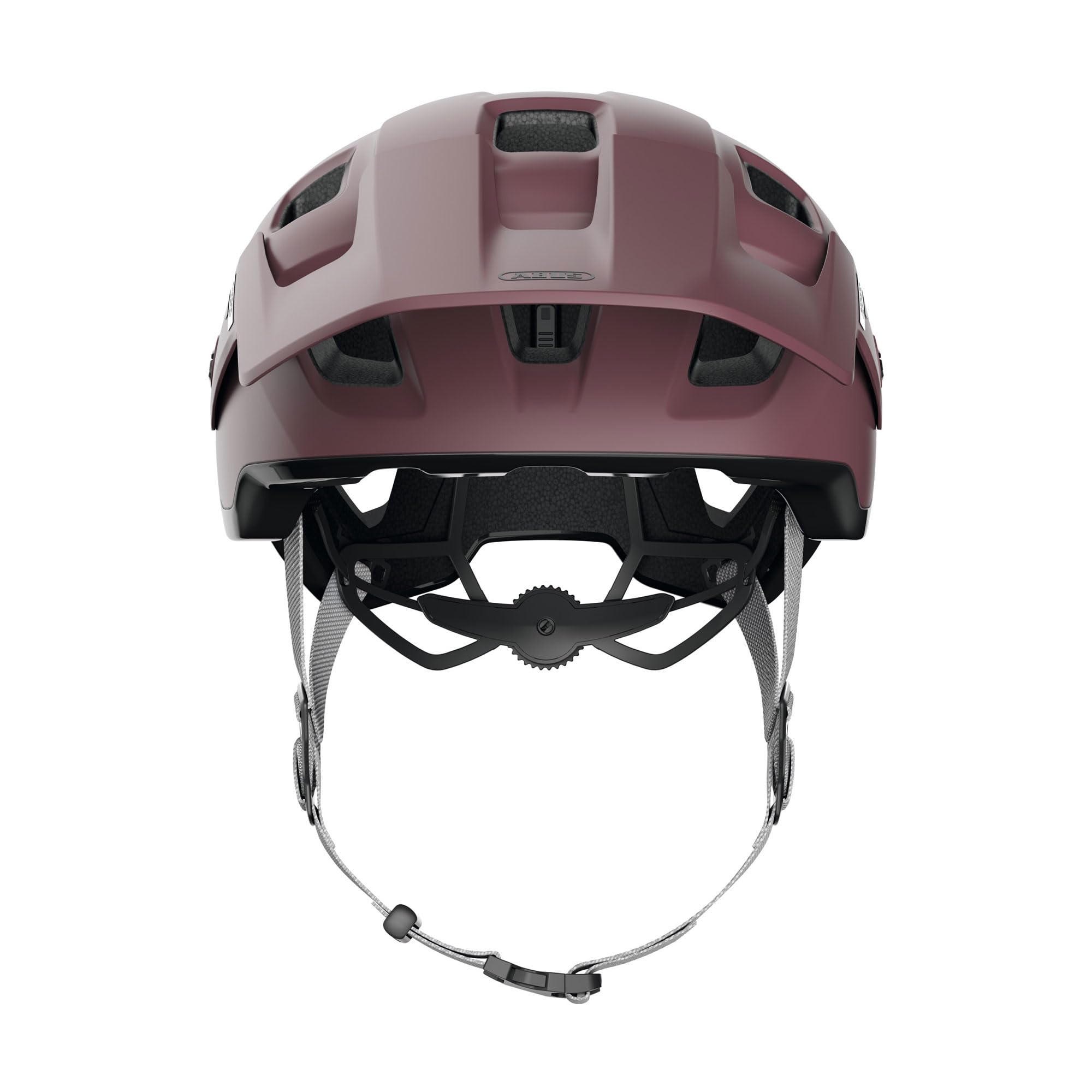 ABUS Casco MTB MoDrop MIPS, Rosso, M | Casco da bici con protezione MIPS per giovani e adulti, sistema Zoom Spin, apertura per coda di cavallo