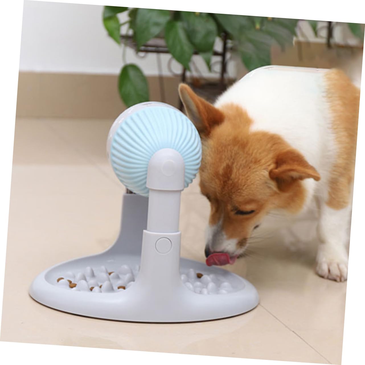 BESPORTBLE Distributore Di Dolcetti Per Cani Altezza Regolabile Slow Feeder Per Snack Di Cibo Per Cani e Gatti Antiscivolo e Facile Da Pulire