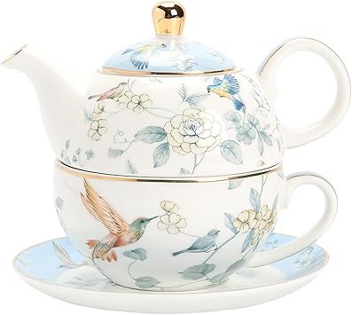 Europäische Porzellan-Teekanne - Vintage Teeset Für Nachmittagstee, 450 Ml