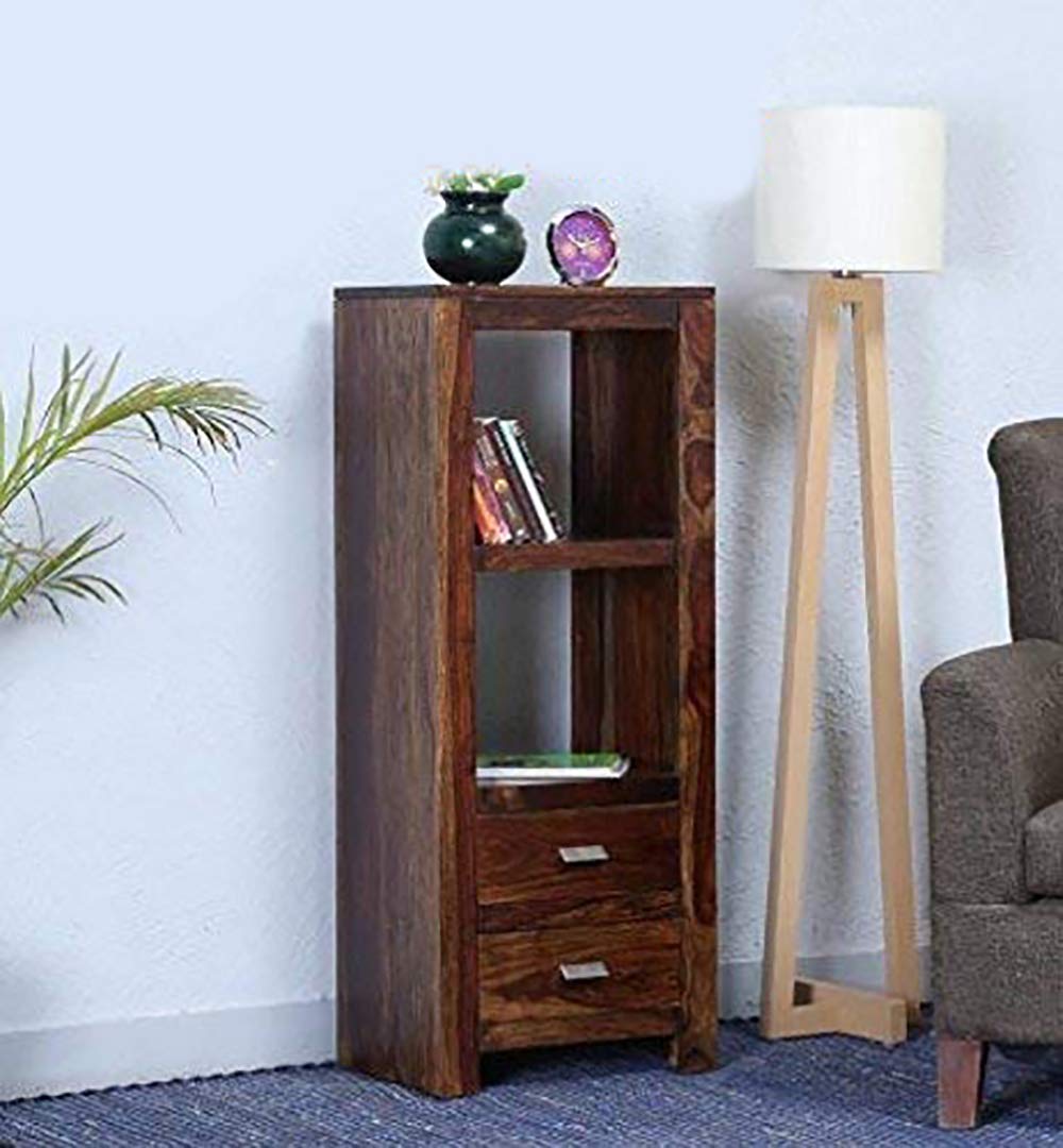 Buy Jyoti Furniture Sheesham Wood Book Rack Shelf Storage Display Unit for Living Room