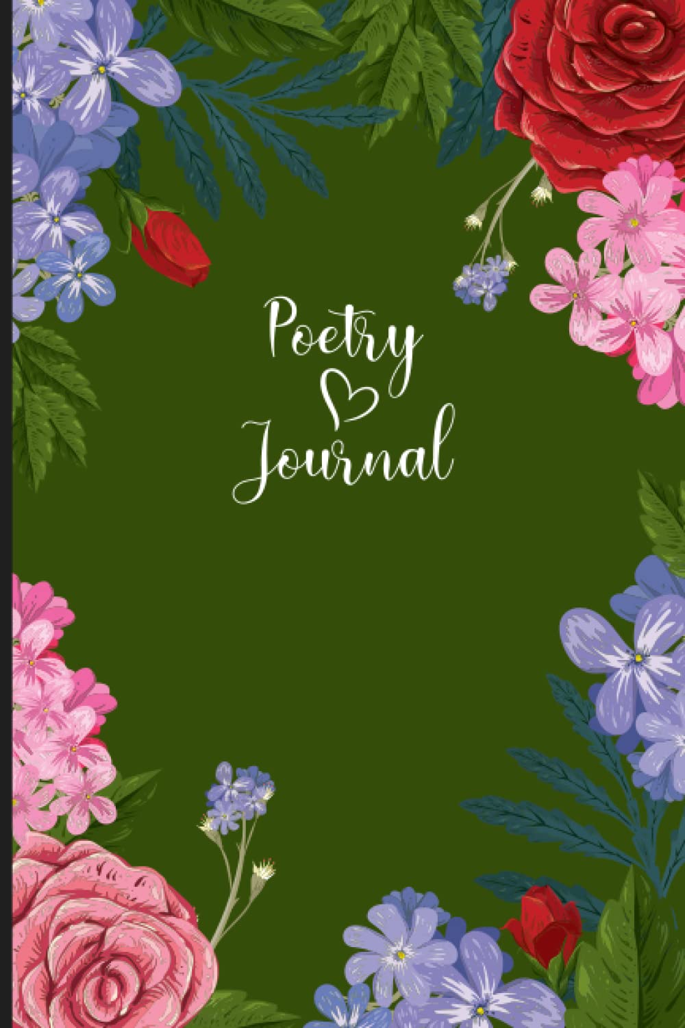 Poetry Journal: Lined Poetry Journal Notebook For Teen Girls, My Poetry Journal.