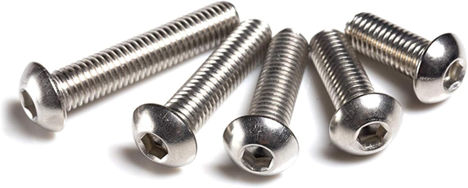GASELO Bolt Screw,Thread Screws,Screw,Hex Socket Screw M2