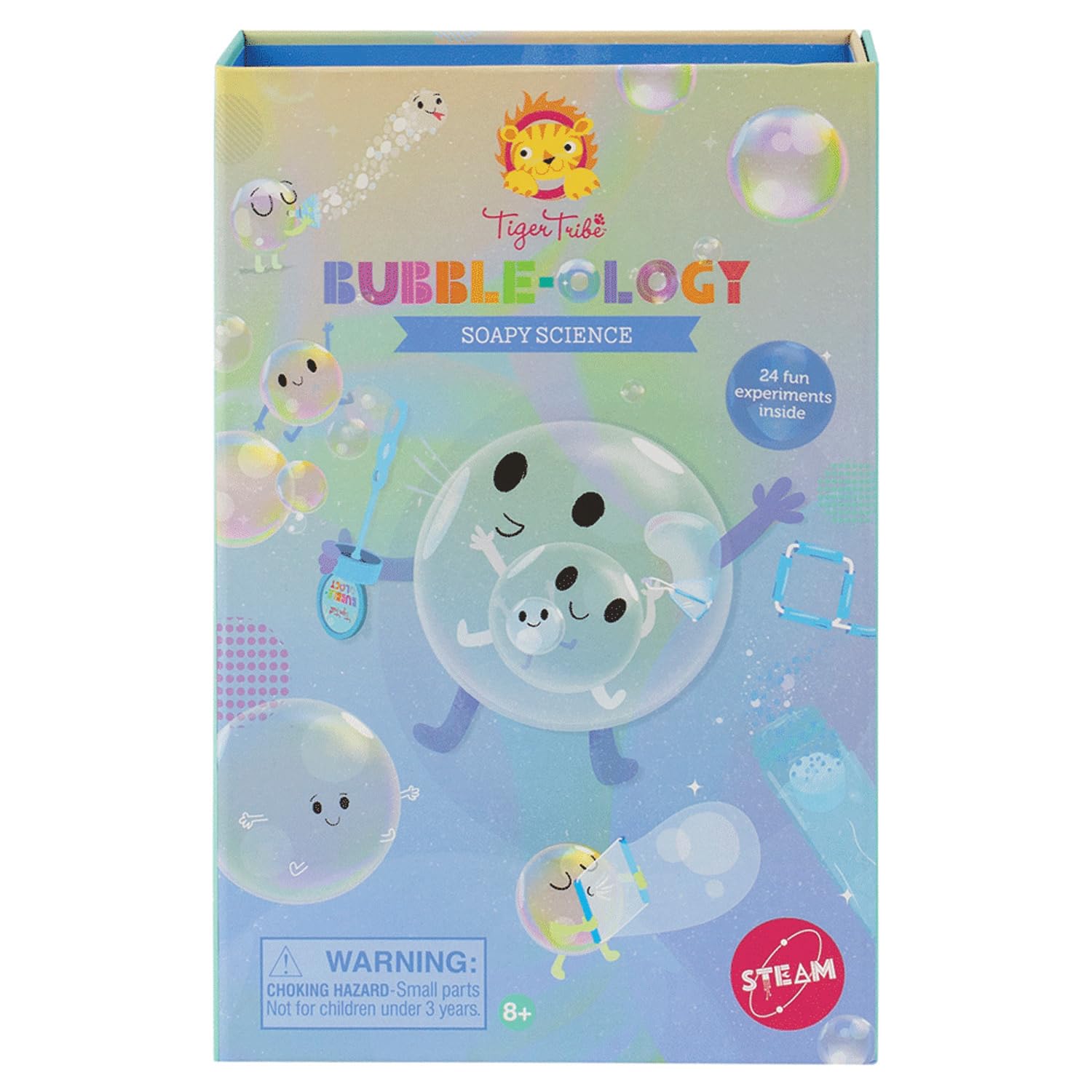 Tiger Tribe Bubble Science Activity Kit - Bubble-Ology - Fun Science Experiment Kit for Kids, Learn to Create Bubbles, STEM Activity. Ages 8-12 Years