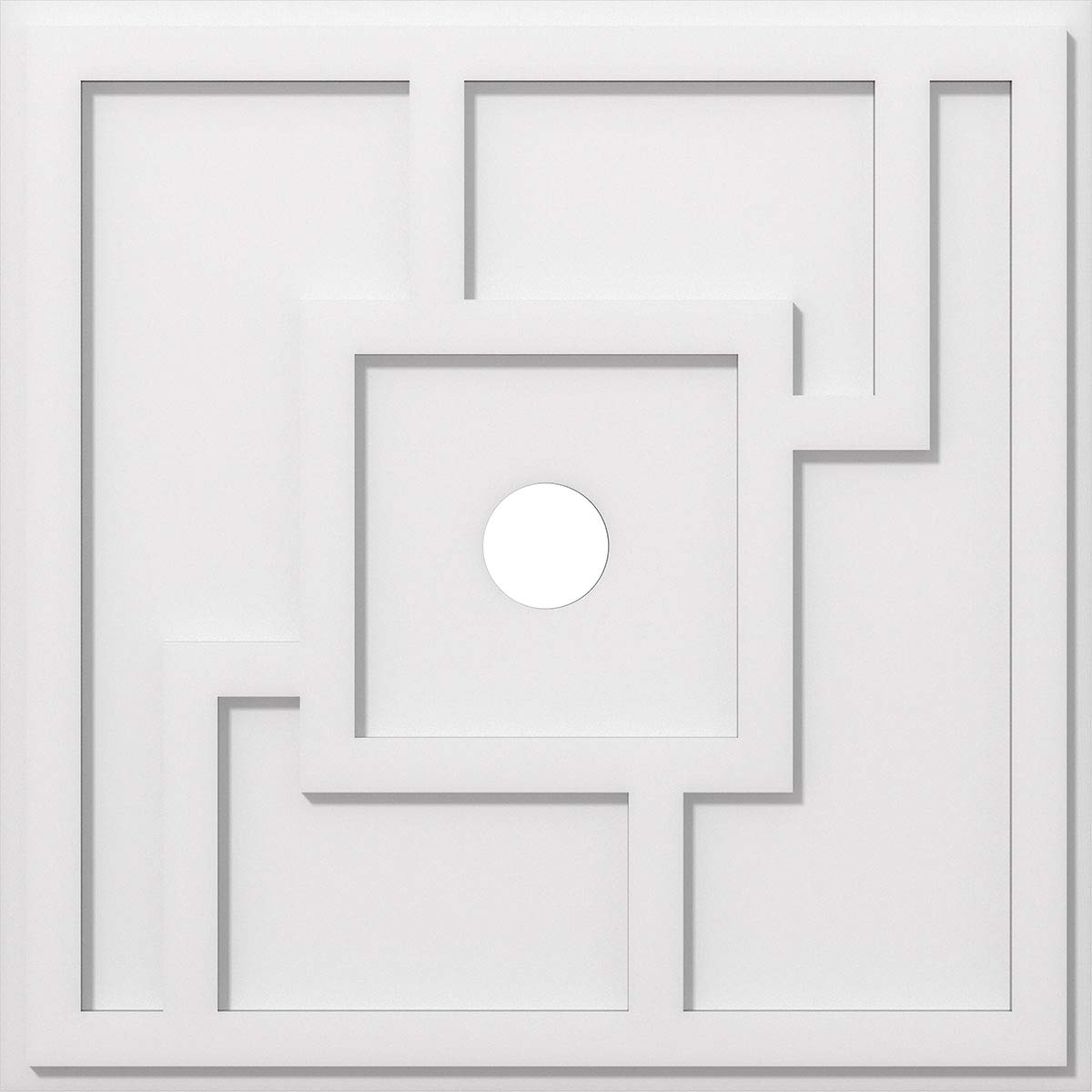 Ekena Millwork CMP14KX-03000 Knox Architectural Grade PVC Contemporary Urethane Ceiling Medallions 14"OD x 3"ID x 4 3/4"C x 1"P — Amazon image 22