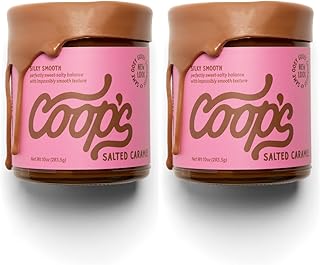 Coop's Salted Caramel Sauce: Rich and Buttery, Gourmet, All Natural, Han...