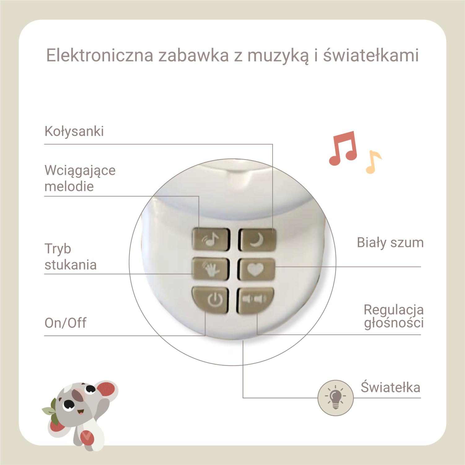 Tiny Love Cozy Tiny Leżaczek, Bujaczek Elektryczny, Od Urodzenia, Boho Chic