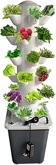 YUDNLIB Hydroponics Growing System kit, 30 Pods Vertical Hydroponic Tower for Smart Indoor Home Gardening Lovers Hydroponic Germination Kit