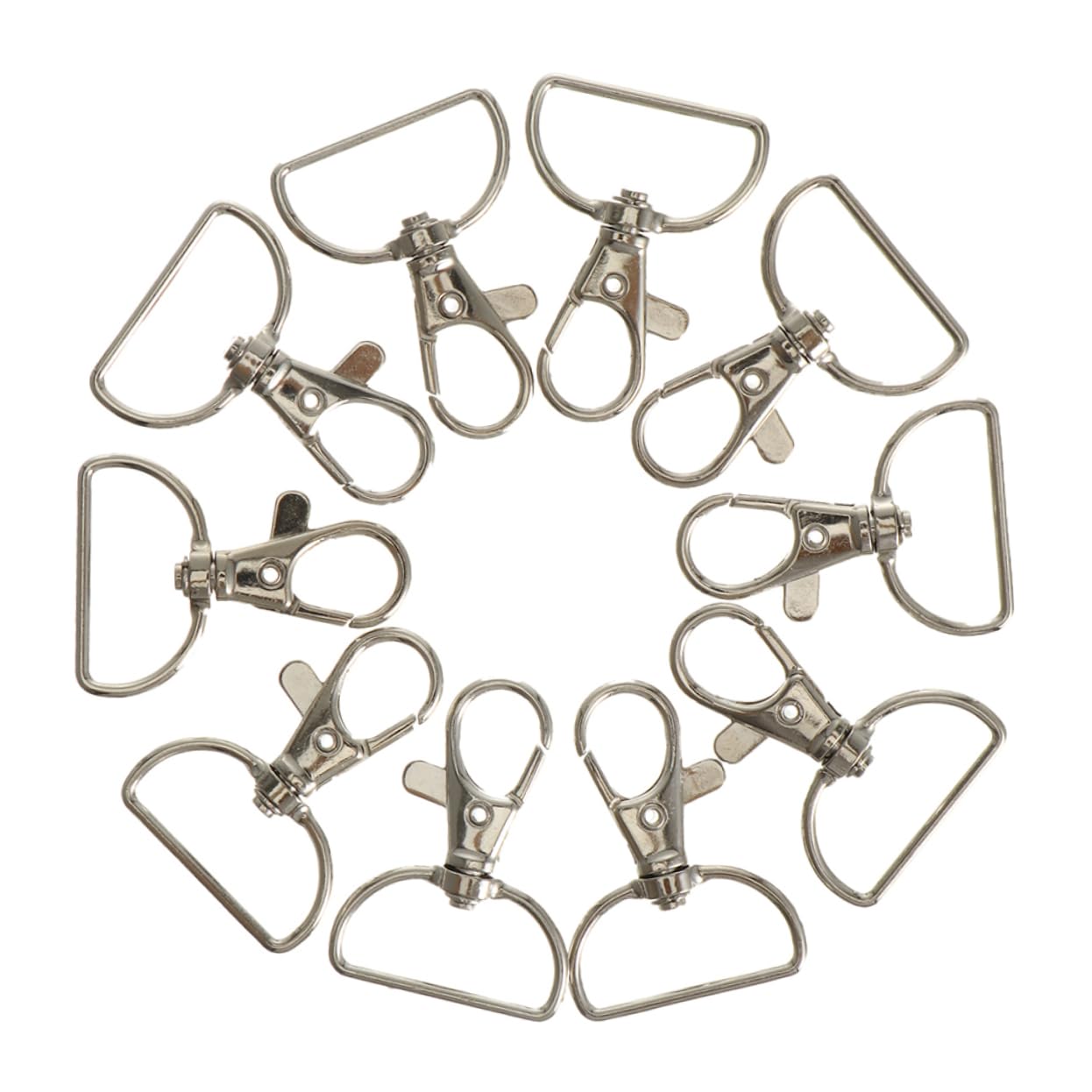 EXCEART 48pezzi Moschettoni Rotanti per Borse Fibbie Scorrevoli Bottoni Magnetici Chiusure Tascabili Fibbie Semi-Rotonde Accessori Fai da Te per Zaini