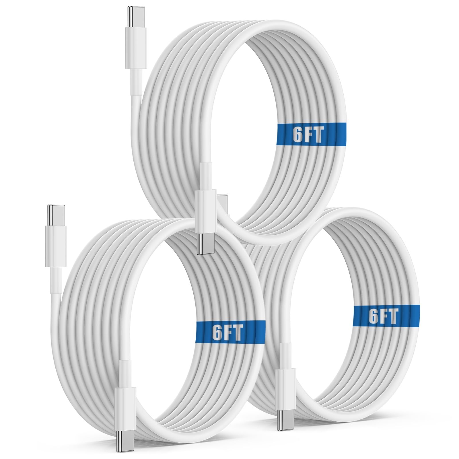 VGOSITE for3ft USB C to USB C Charger Cable, 60W Fast Type C to C Charging Cord Lo