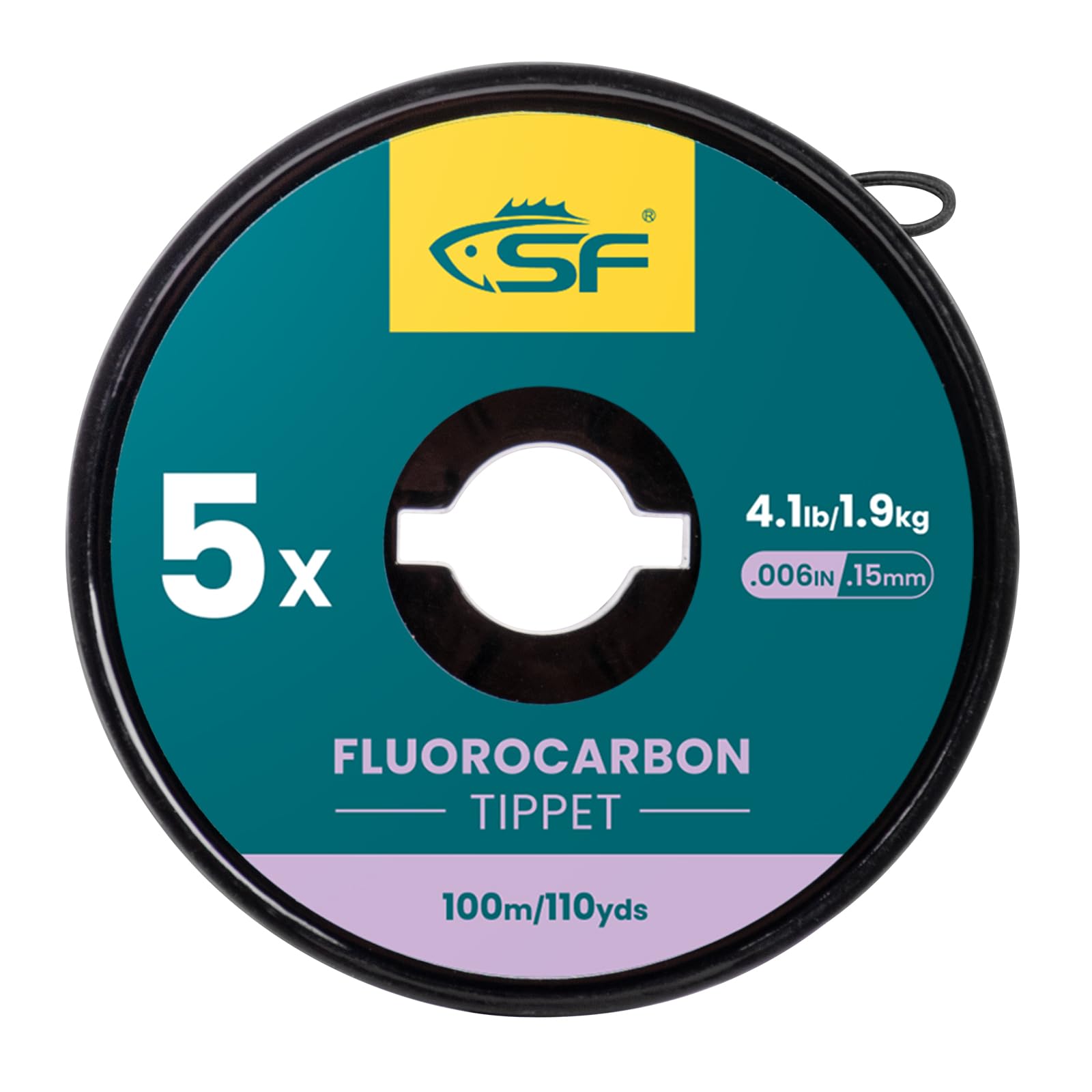 SF Clear Fluorocarbon Tippet Line Fly Fishing Tippets Leaders Trout Line 100M # 5X