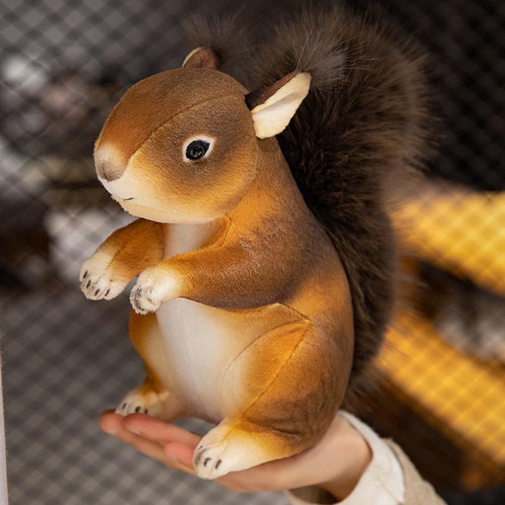 Amazon.co.jp: リス ぬいぐるみ 動物モデル かわいい おもちゃ