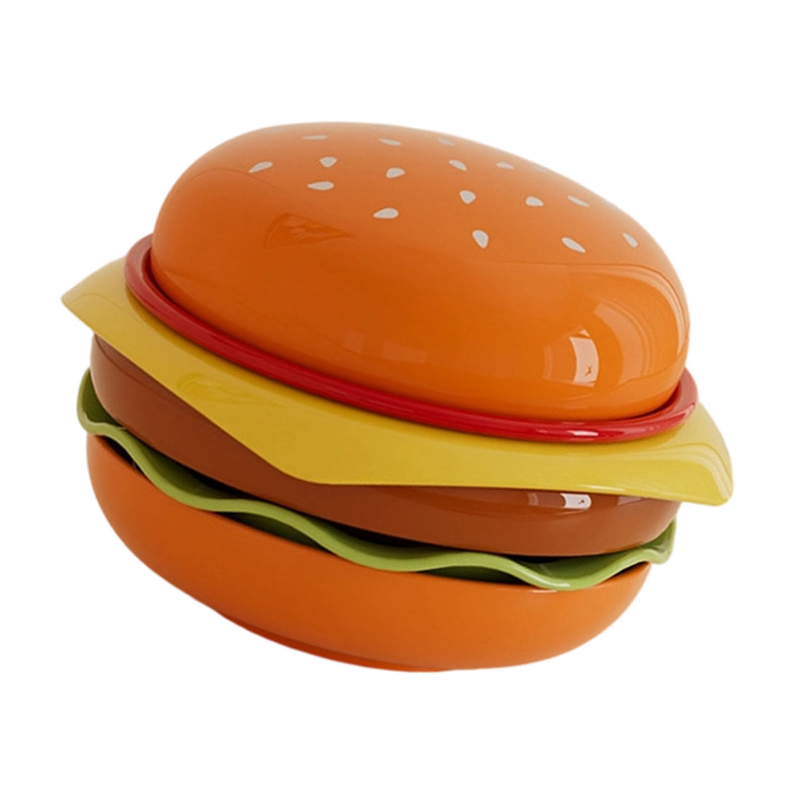 Msioytog Safe ABS Hamburger Condiment Stackable and Sturdy for Home Use Stackable