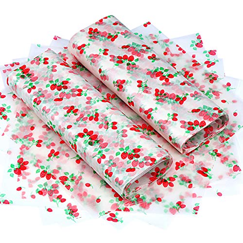 TsunNee 100 paquete de Papel para envolver alimentos, papel de cera, envoltorios para tartas, papel de regalo para manualidades de queso Cover