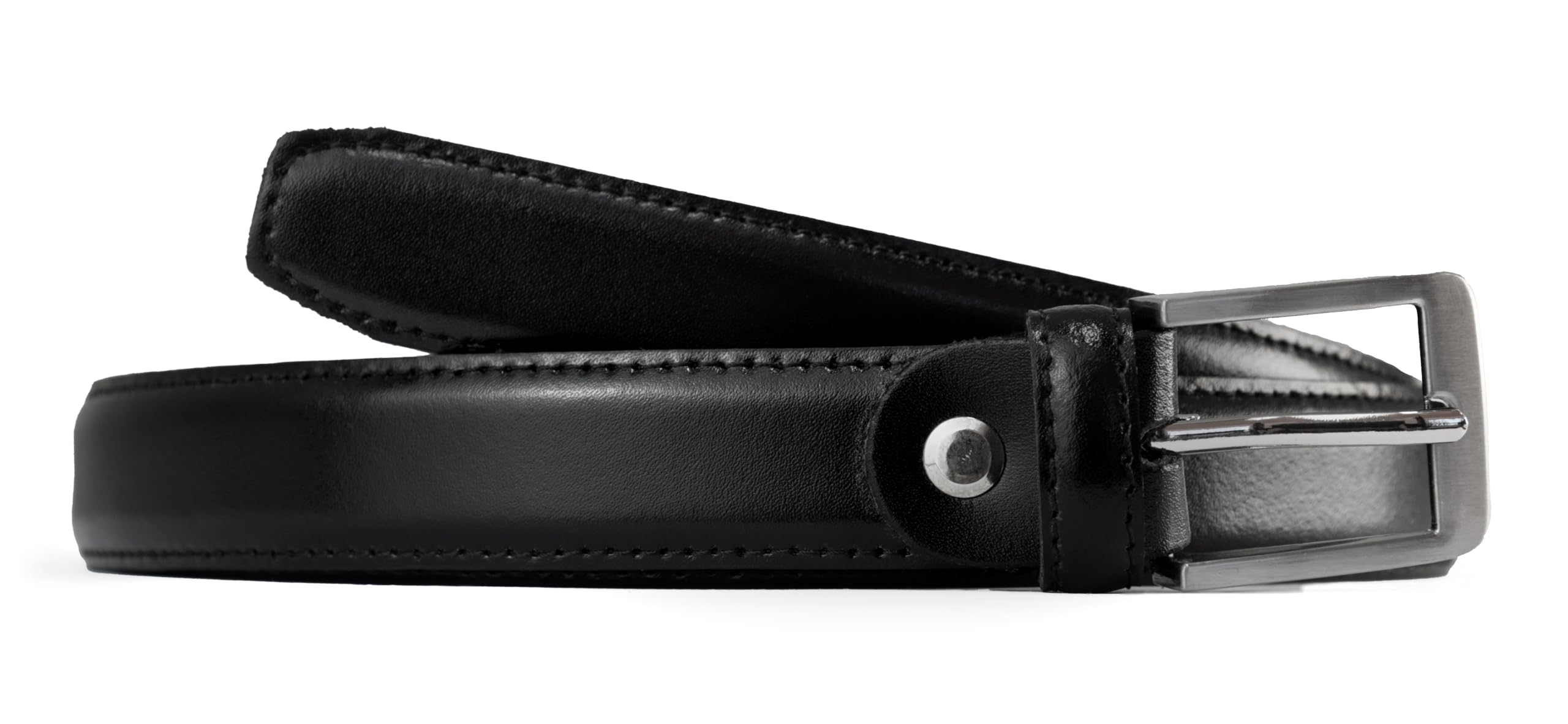 Cinturón niño Comunión Piel vacuna 2,5 cm Cuero 25mm Correas infantiles Child belt