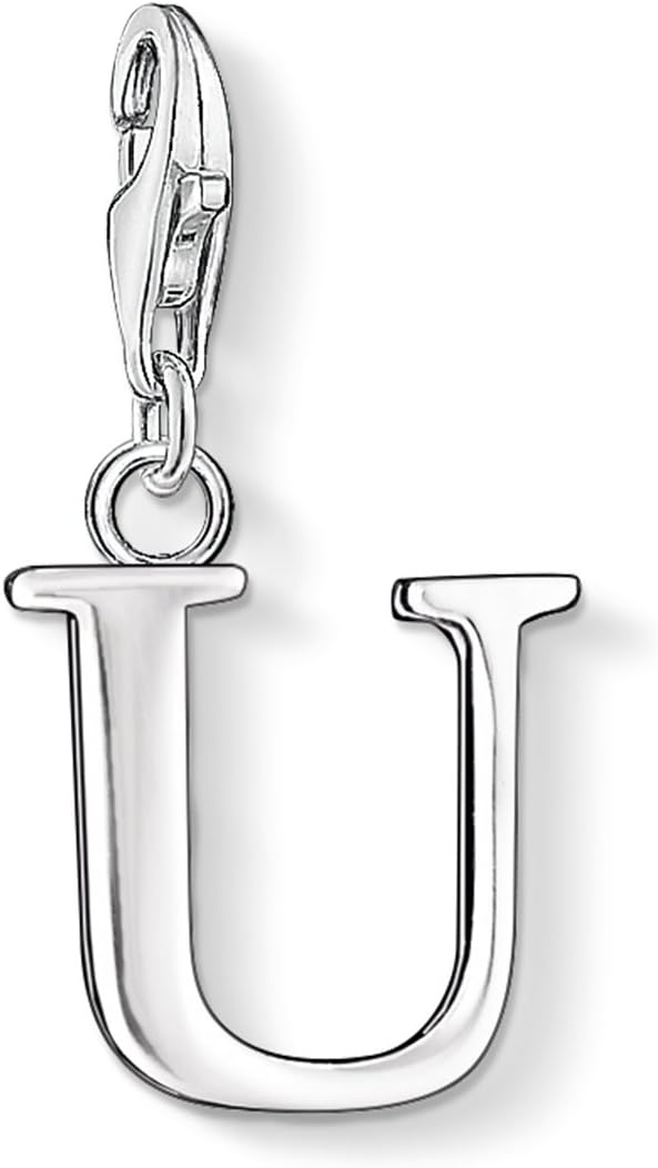 Thomas Sabo Charm Club 0884-001-12 Bedelhanger voor dames, klaverblad geluksbrenger, 925 sterling zilver