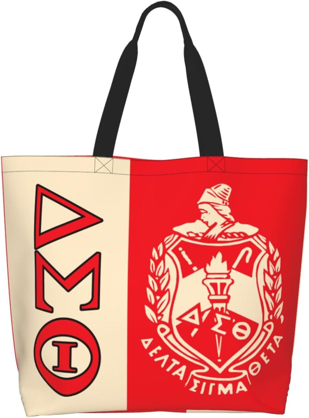 Sorority Paraphernalia Gifts for Women – Large Capacity Reusable Shopping Tote