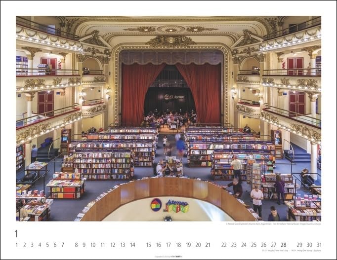 Lieblings-Buchhandlungen Kalender 2024, White - Image 2