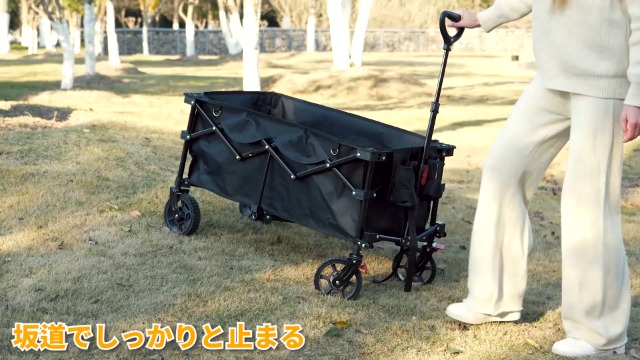 Amazon.co.jp: Hikentureキャリーワゴン【自立収納·ブレーキ付】大容量
