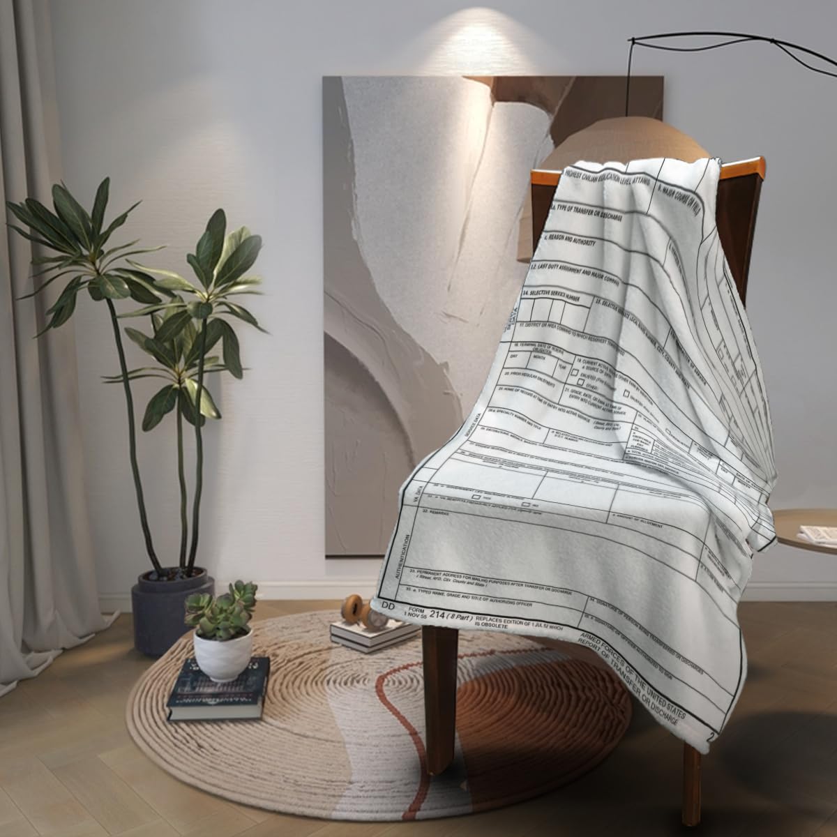 DD Form 214 Überwurfdecke, lustige amerikanische Veteranen, Decke, Geschenke für Männer im Ruhestand, warme Plüsch-Fleecedecke für Vater, Zuhause, Couch, Sofa, Schlafzimmer, Wohnzimmer,