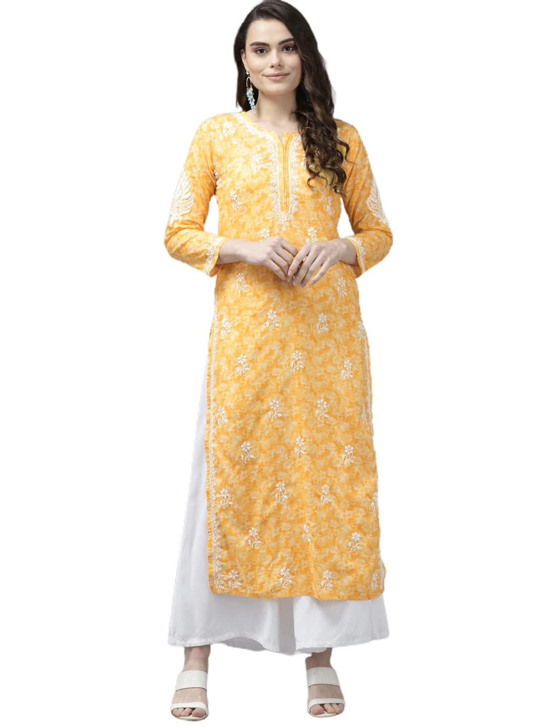 AdaChikankari Cotton Kurta