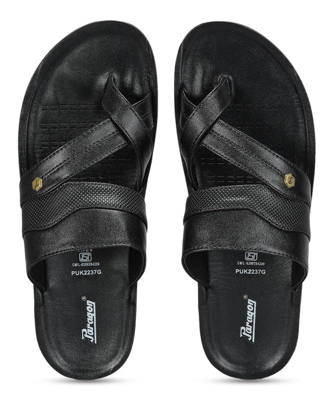 PARAGON Mens Slip On Black Sandals | Trendy Casual Slip-on Sandals with Cushioned Footbed, and Durable Construction | Perfect for Everyday Casual Wear(UK: 10) (B0DFWC4ZDD) Amazon Price History, Amazon Price Tracker