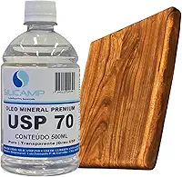 Oleo Mineral Grau Usp Selar Tabua Corte Carne Churrasco 500ml