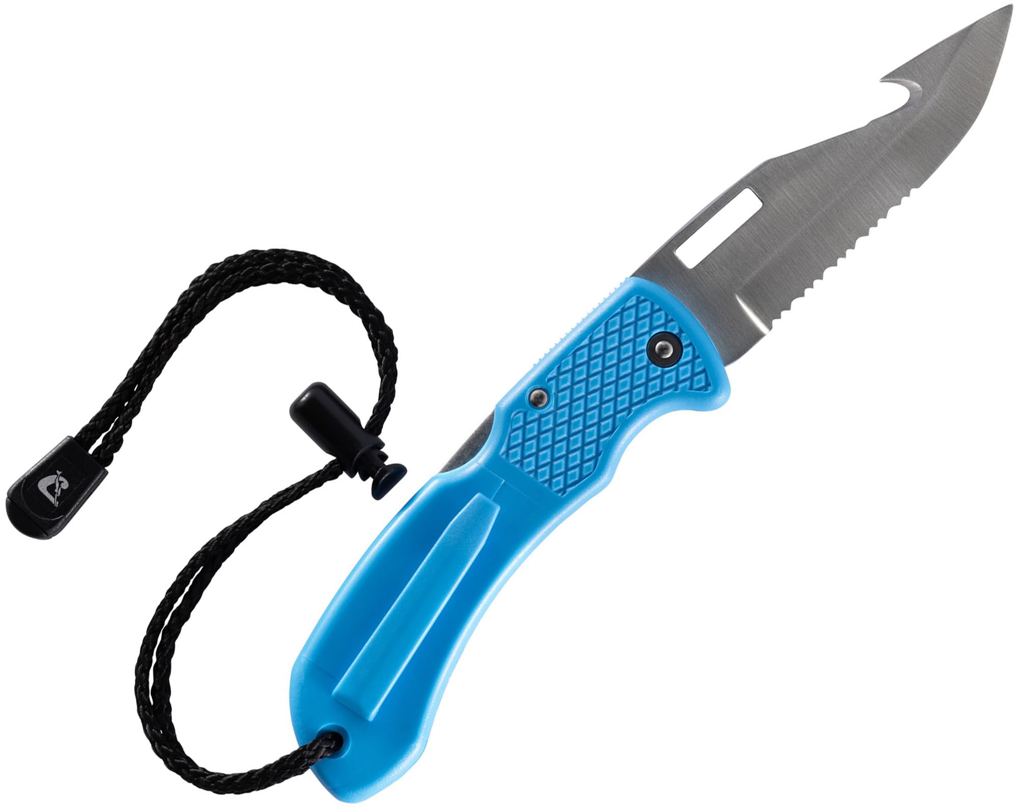 CRESSI Chaku Knife - Coltello Subacqueo con Doppia Lama Seghettata e Liscia, Ideale per Apnea e Immersioni, Adulto Unisex