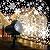 Christmas Snowflake Projector Lights Outdoor, Led Snowfall Projection, Waterproof LED Landscape Decorative Light for Xmas & Halloween Holiday Party, Garden & Home Decorations