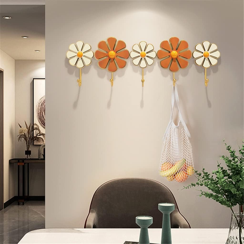 JSEIAJB Clothes Hook Behind The Entrance Door Creative Key Rack Porch Living Room Fashionable Metal Decorative Hook