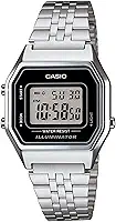 Relógio Feminino Digital Casio Vintage LA680WA-1DF - Prata