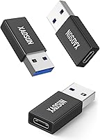 Vista 8 de XAOSUN [10 Gbps] Adaptador USB C hembra a USB macho (paquete de 2), adaptador 3.1 USB A a C, sincronización de datos SuperSpeed unilateral y carga