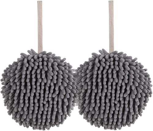 MAYITBE Toalla de mano de felpilla suave y absorbente, toalla decorativa para colgar, toalla de mano gruesa para el hogar, cocina y baño (color