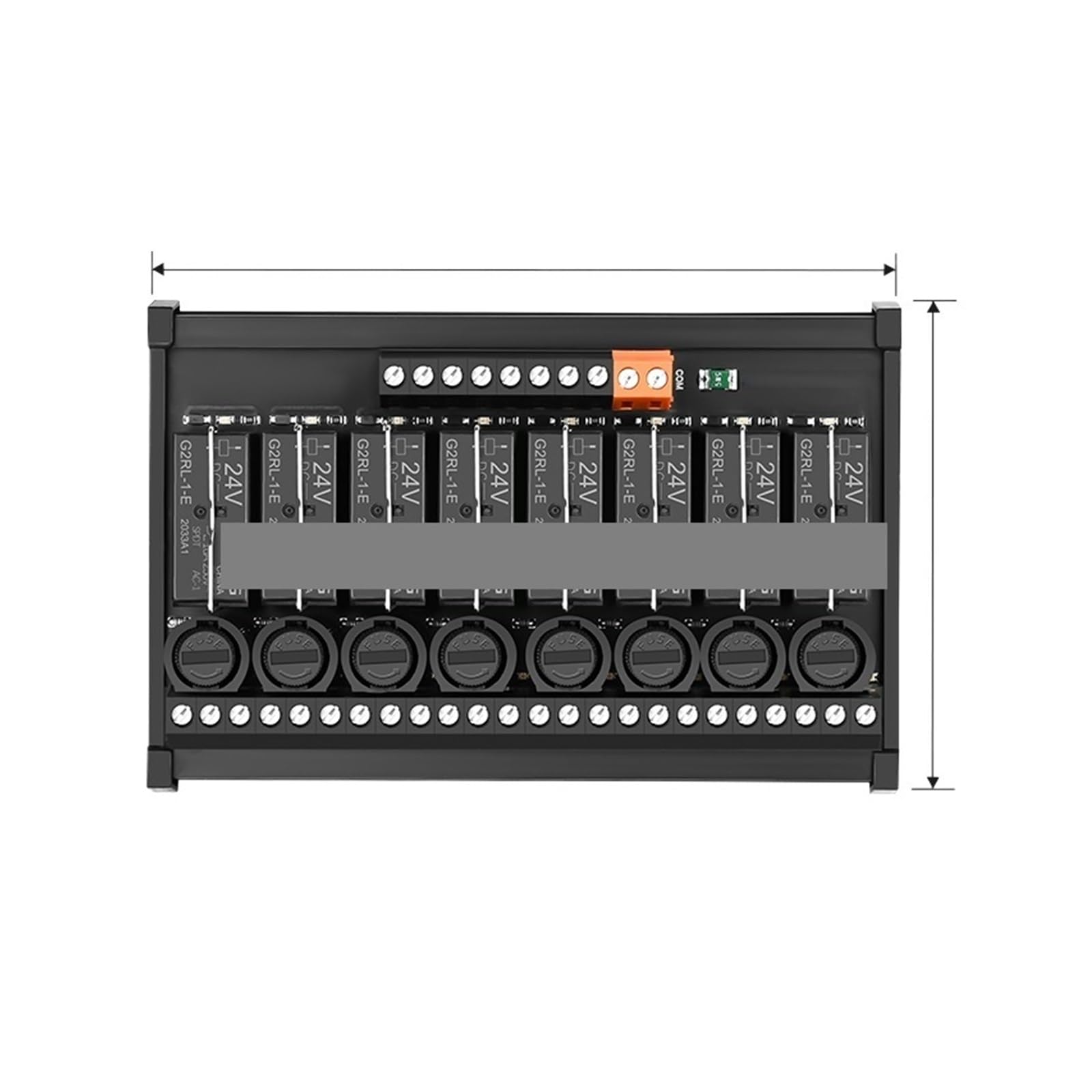 Module Relais RT-GL08E-F 16A 24V DC interface de puissance rail DIN - 4