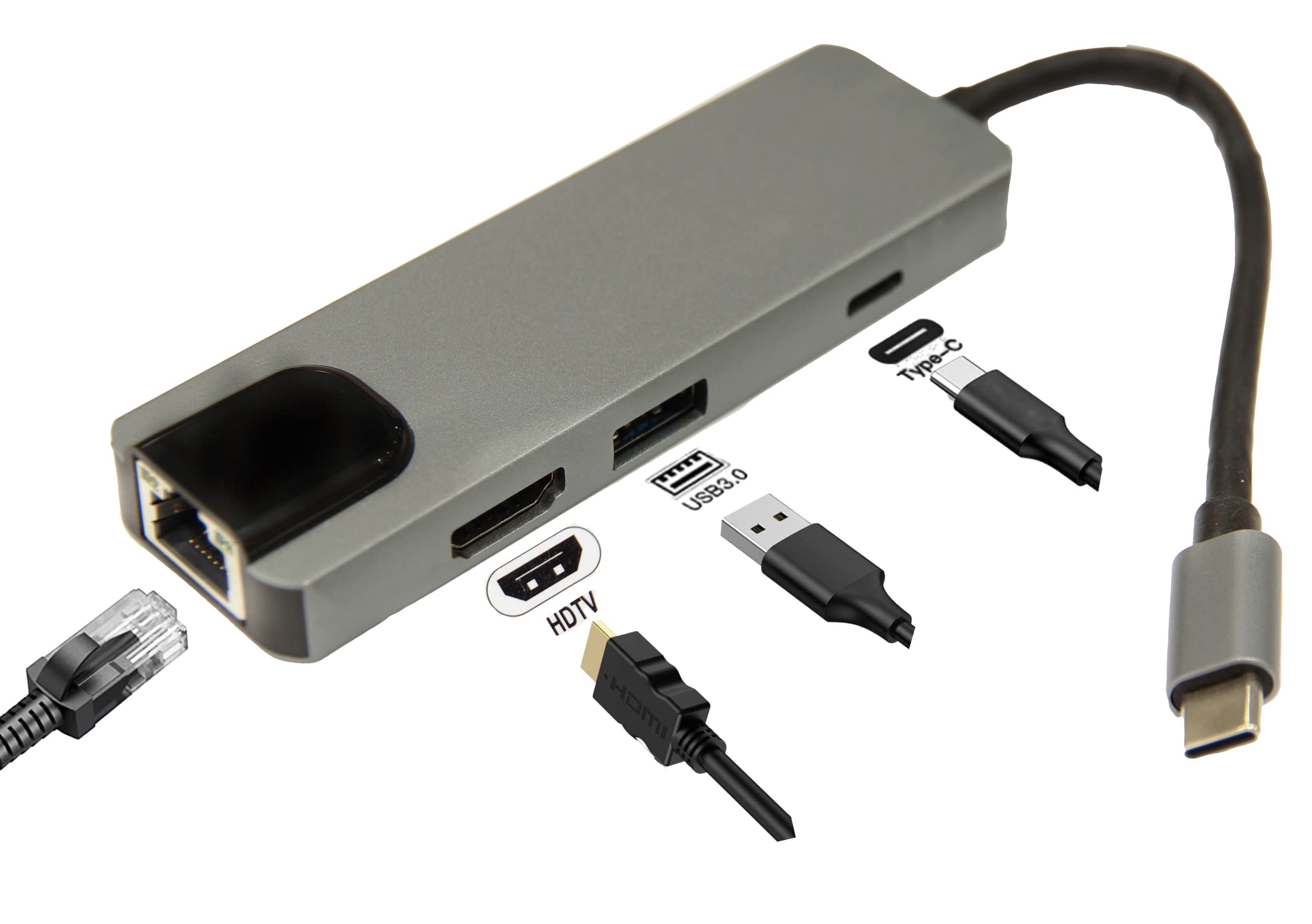 6 in 1 USB-C HUB LHUCM2017