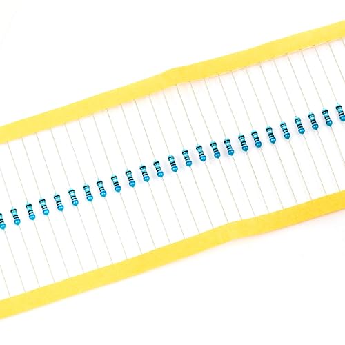 Vista 101 de Chanzon 100pcs 1/4W (0.25W) 33K Ω ohmios Resistencia fija de película metálica 0.01 ±1% Tolerancia 33KR MF Resistencias de orificio pasante