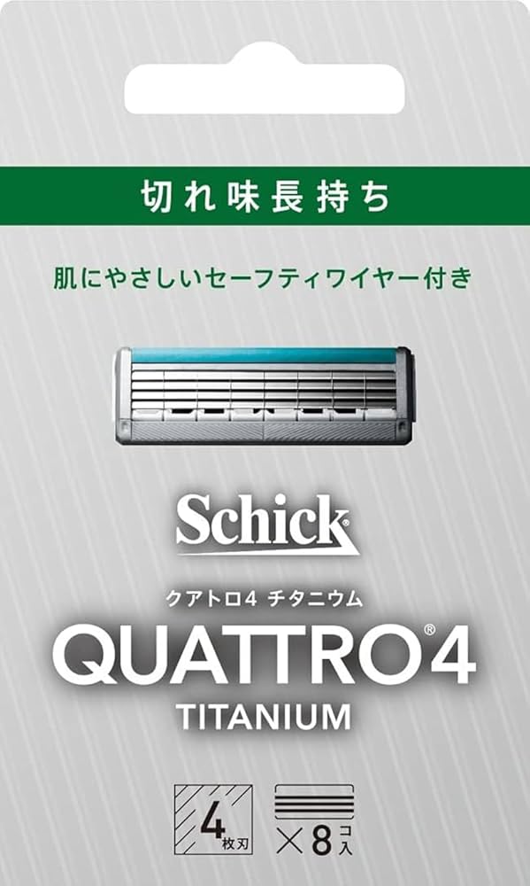 Amazon.co.jp: Schick(シック) クアトロ クアトロ4 チタニウム