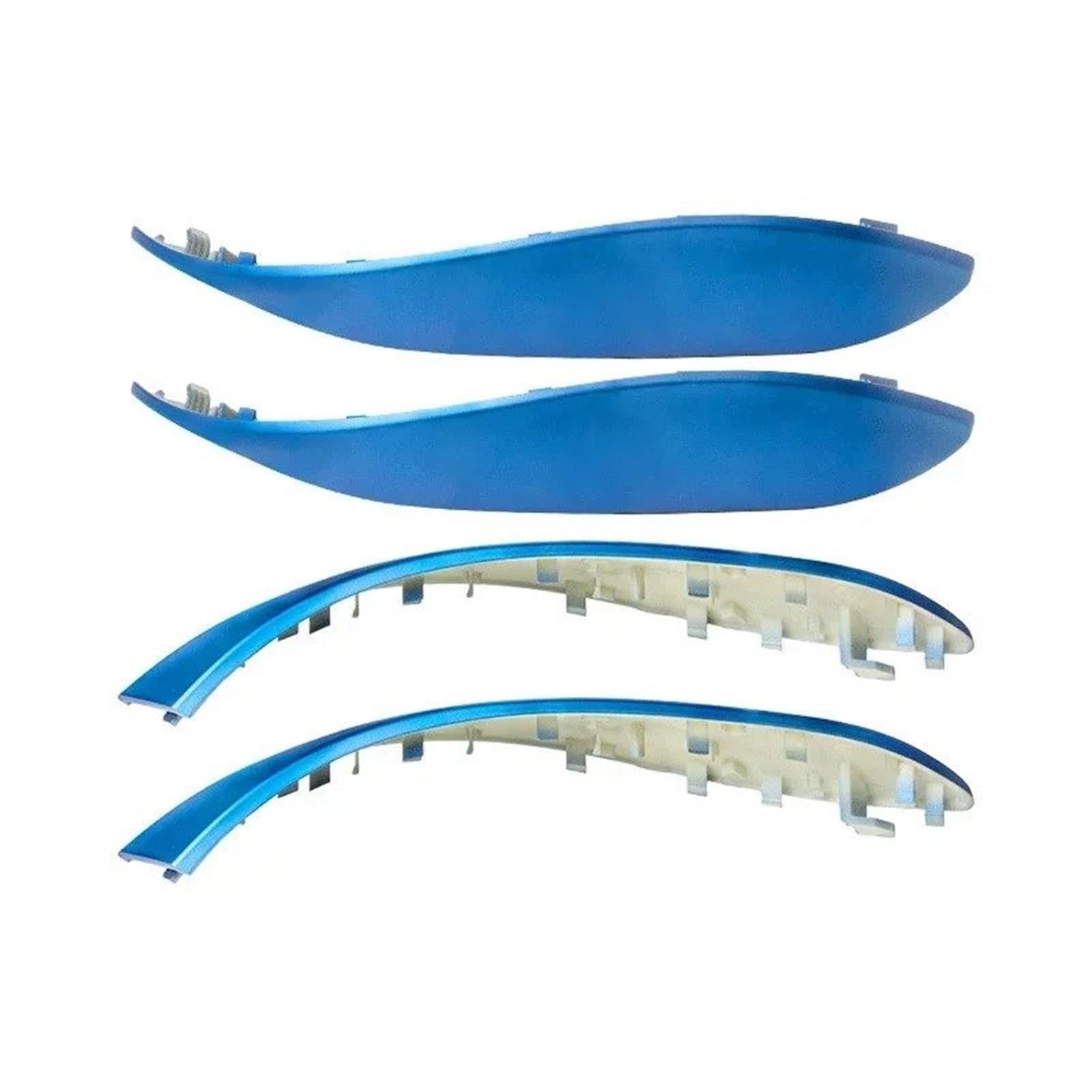 Punxdda 4 Pcs M Blue Car Inner Handle For Bmw F30 F80 F31 F32 F33 F34 F35 F36 3 4 3Gt Series 2012-2018 Car Interior Door Handle Cover Decoration(4 Pcs M Blue)